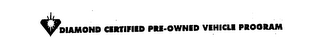 DIAMOND CERTIFIED PRE-OWNED VEHICLE PROGRAM logo