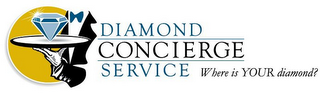 DIAMOND CONCIERGE SERVICE WHERE IS YOUR DIAMOND? logo