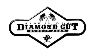 DIAMOND CUT GUSSET JEAN logo