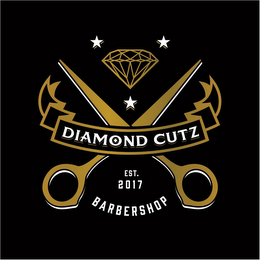 DIAMOND CUTZ EST. 2017 BARBERSHOP logo