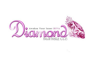 DIAMOND DIVA DOLLZ LLC AWAKEN YOUR INNER DIVA logo