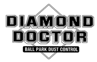 DIAMOND DOCTOR BALL PARK DUST CONTROL logo