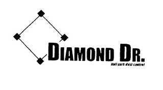 DIAMOND DR. BALL PARK DUST CONTROL logo