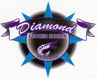 DIAMOND FROZEN SHRIMP WILD CATCH logo