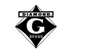 DIAMOND G BRAND logo