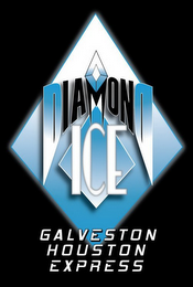 DIAMOND ICE GALVESTON HOUSTON EXPRESS logo