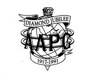 DIAMOND JUBILEE AAPG 1917-1991 logo