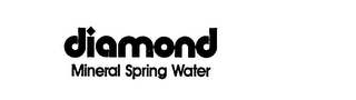 DIAMOND MINERAL SPRING WATER logo