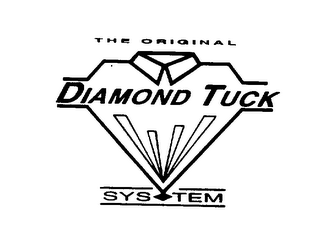 DIAMOND TUCK THE ORIGINAL SYSTEM logo