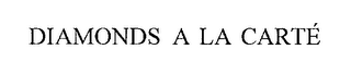 DIAMONDS A LA CARTE logo