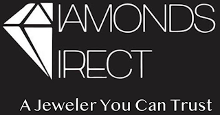 DIAMONDS DIRECT A JEWELER YOU CAN TRUST logo