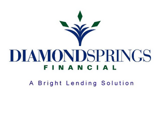 DIAMONDSPRINGS FINANCIAL A BRIGHT LENDING SOLUTION logo