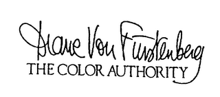 DIANE VON FURSTENBERG THE COLOR AUTHORITY logo