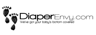 DIAPERENVY.COM WE'VE GOT YOUR BABY'S BOTTOM COVERED logo