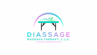 DIASSAGE MASSAGE THERAPY, L.L.C. LEAVE YOUR TENSIONS ON THE TABLE logo