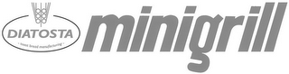 DIATOSTA  - TOAST BREAD MANUFACTURING - MINIGRILL logo