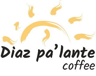 DIAZ PA'LANTE COFFEE logo