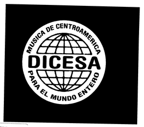 DICESA MUSICA DE CENTROAMERICA PARA EL MUNDO ENTERO logo