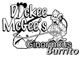 DICKEE MCGEE'S GINORMOUS BURRITO logo