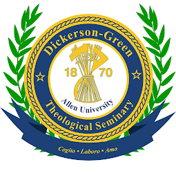 DICKERSON-GREEN THEOLOGICAL SEMINARY 1870 ALLEN UNIVERSITY COGITO · LABORO · AMO logo