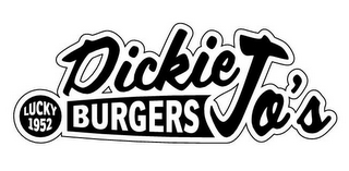 DICKIEJO'S BURGERS LUCKY 1952 logo