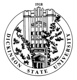 DICKINSON STATE UNIVERSITY 1918 MAY HALL logo