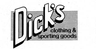 DICK'S CLOTHING & SPORTING GOODS logo