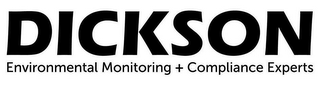 DICKSON ENVIRONMENTAL MONITORING + COMPLIANCE EXPERTS logo