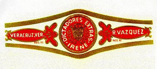 DICTADORES · EXTRAS · IRENE VERACRUZ, VER. R.VAZQUEZ logo