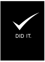 DID IT. logo