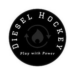 DIESEL HOCKEY PLAY WITH POWER logo