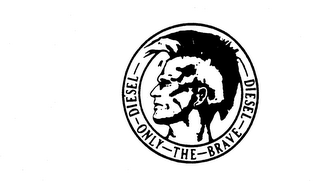 DIESEL-ONLY-THE-BRAVE-DIESEL logo
