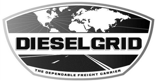 DIESELGRID THE DEPENDABLE FREIGHT CARRIER logo