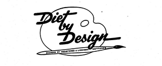 DIET BY DESIGN DESIGNS BY LICENSED DIETITIANS logo