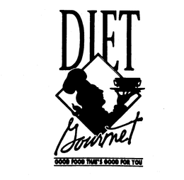 DIET GOURMET GOOD FOOD THAT'S GOOD FOR YOU logo