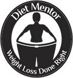 DIET MENTOR WEIGHT LOSS DONE RIGHT logo