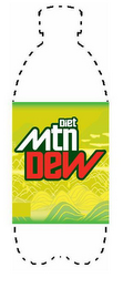 DIET MTN DEW logo