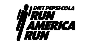 DIET PEPSI-COLA RUN AMERICA RUN logo