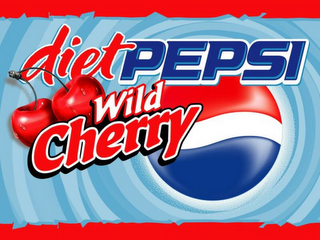 DIET PEPSI WILD CHERRY logo