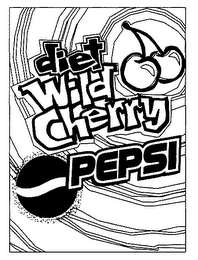 DIET WILD CHERRY PEPSI logo