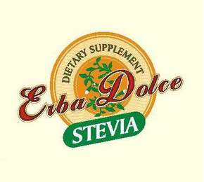 DIETARY SUPPLEMENT ERBA DOLCE STEVIA logo