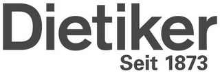 DIETIKER SEIT 1873 logo