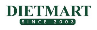 DIETMART SINCE 2003 logo