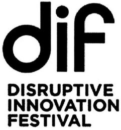 DIF DISRUPTIVE INNOVATION FESTIVAL logo