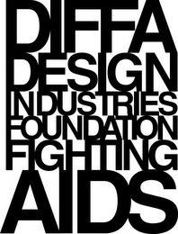 DIFFA DESIGN INDUSTRIES FOUNDATION FIGHTING AIDS logo
