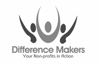 DIFFERENCE MAKERS YOUR NON-PROFITS IN ACTION logo