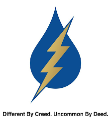 DIFFERENT BY CREED. UNCOMMON BY DEED. logo