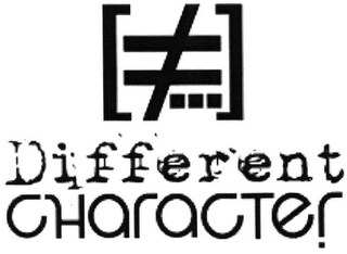 DIFFERENT CHARACTER logo