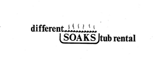 DIFFERENT SOAKS TUB RENTAL logo