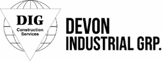 DIG CONSTRUCTION SERVICES DEVON INDUSTRIAL GRP. logo